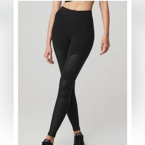 ALO Yoga High Waist Moto Legging Black Size M